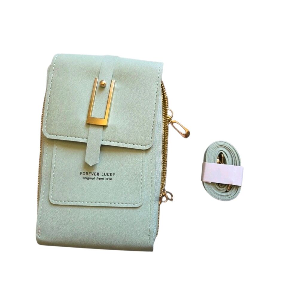Forever Lucky Touch Screen mobile Phone bag mini flap crossbody.